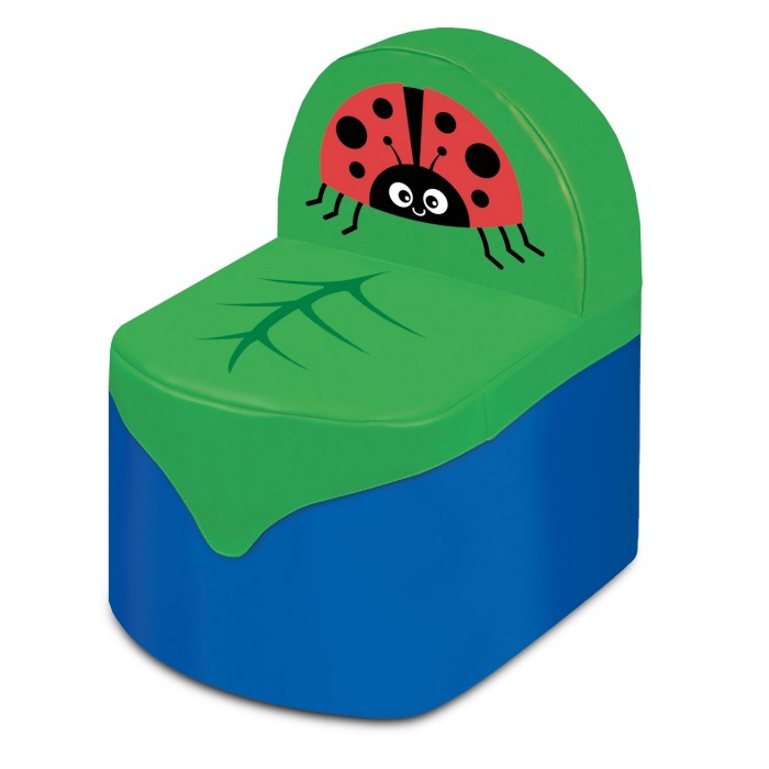 Fotoliu copii Gargarita LadyBug moale cu  Soft Touch - Inapoi la Naura - Back To Nature 